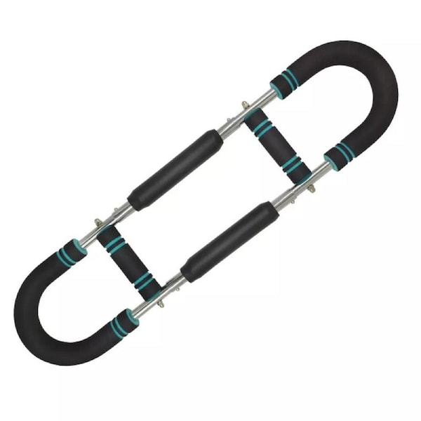 Twister Arm Exerciser Adjustable Training Bar Strength Forearm Chest 40kg