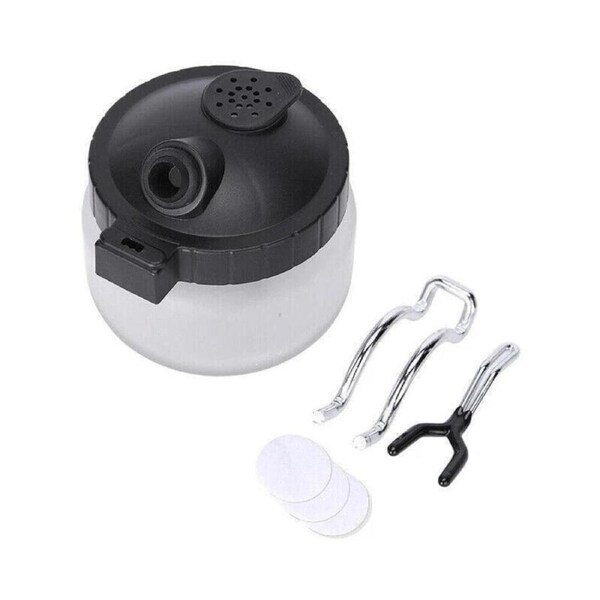Airbrush Cleaning Pot Air Brush Cleaner Jar with Filter Lid