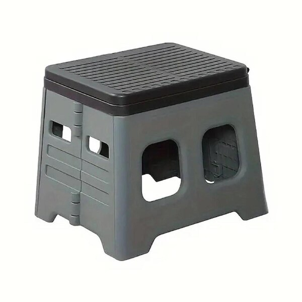 Lightweight Grey Compact Folding Outdoor Travel Toilet Portable
