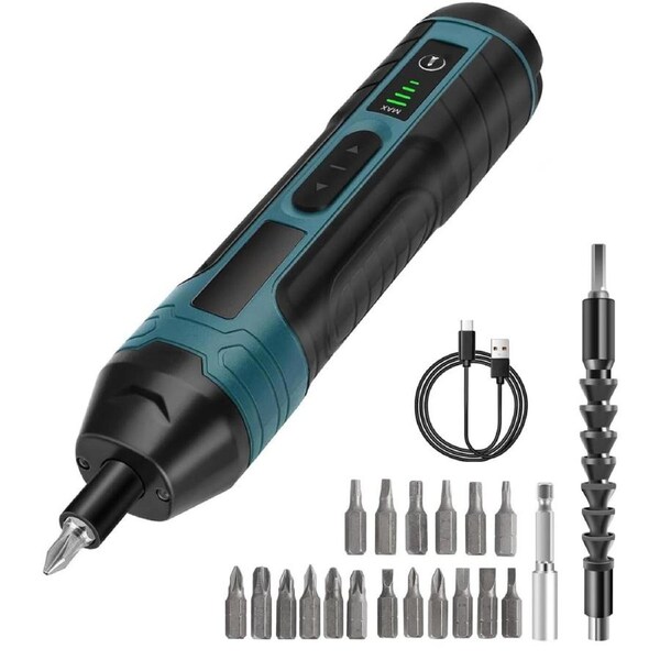 1300mAh Rechargeable Cordless Electric Screwdriver Adjustable Torque Tool