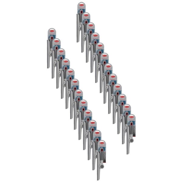 24PK Boxsweden Prime Indoors Cleaning Squeegee w/ Rotating Head & Grip 24cm Grey