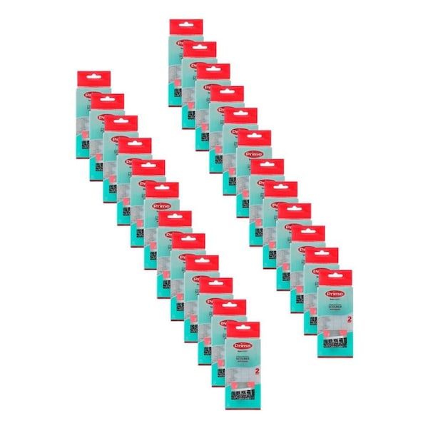 24PK 2pc Boxsweden Prime Stainless Steel Kitchen Clean Scourer w/Handle Assrtd