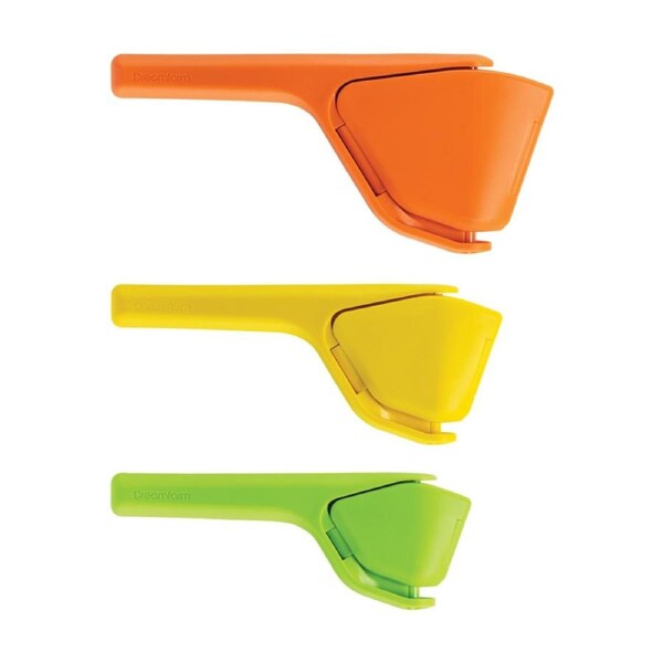 Dreamfarm Original Fluicer Citrus Juicers, All 3 sizes, Orange, Lemon & Lime 3 Set