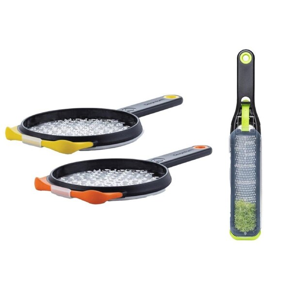 Dreamfarm Grater & Zesting Set. Ograte Medium / Coarse aond Ozest Zester 3 set