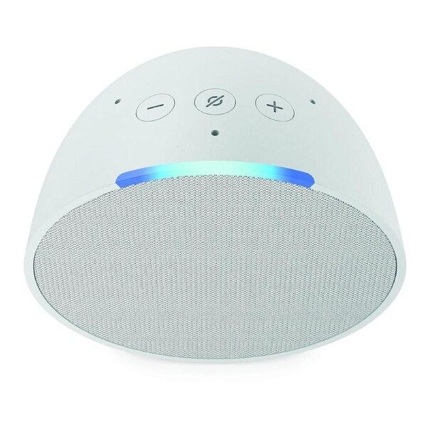 Amazon Echo Pop Compact Smart Speaker - Glacier White White
