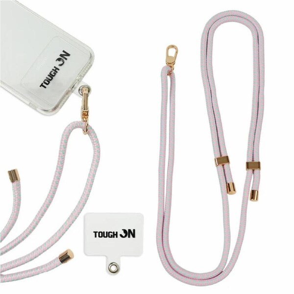 Tough On Rope Phone Strap with Card Crossbody Phone Lanyard Prismatic 6MM