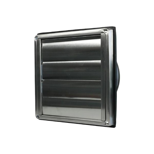 Kensington GVSS150 - Stainless Steel 150mm Gravity Vent W/ Mesh Insert - Silver