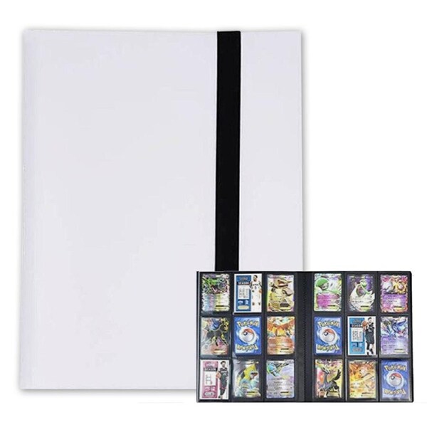 360 Card Spots Binder Album Book Card Collectors Holder Case for Pokemon Cards 5 Colours White