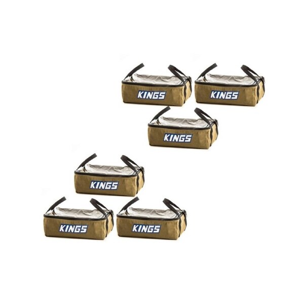 6x Clear Top Canvas Bags