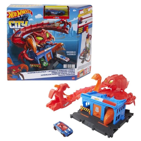 Hot Wheels City Scorpion Flex Attack Playset