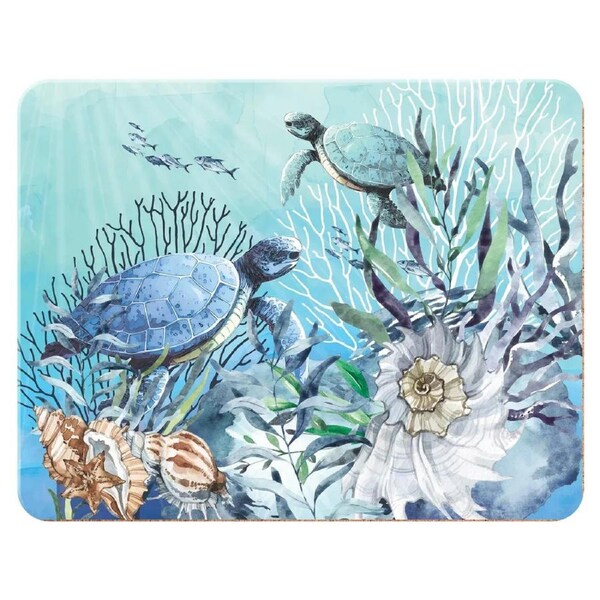 Lisa Pollock - Placemats Turtles (Set of 6)