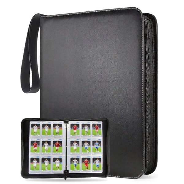 Vivva 900 Pockets Card Album Spots Cards Binder Book Game Card Collectors Holder Case - Black