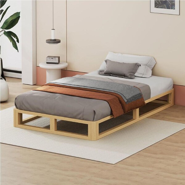 ALFORDSON Bed Frame Wooden Timber King Single Mattress Base Platform