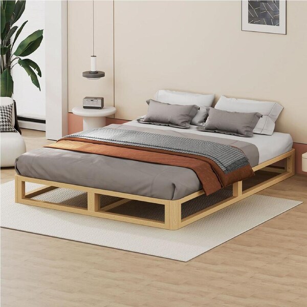 ALFORDSON Bed Frame Wooden Timber Double Size Mattress Base Platform