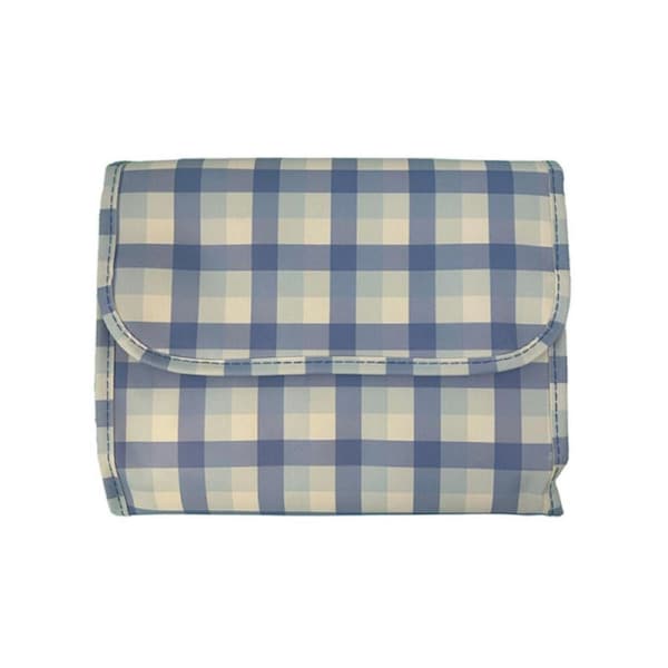 Frankie & Me Womens Zip Makeup Cosmetics Hanging Toiletry Bag Large 27x18cm Blue