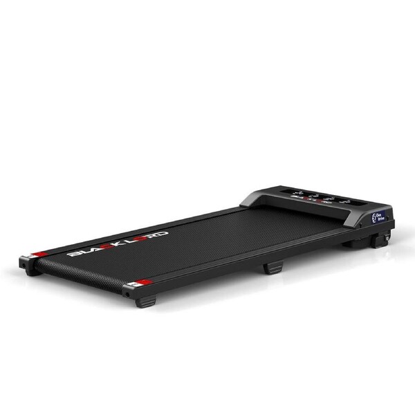 BLACK LORD Treadmill Walking Pad 380mm Electric Under Desk Black