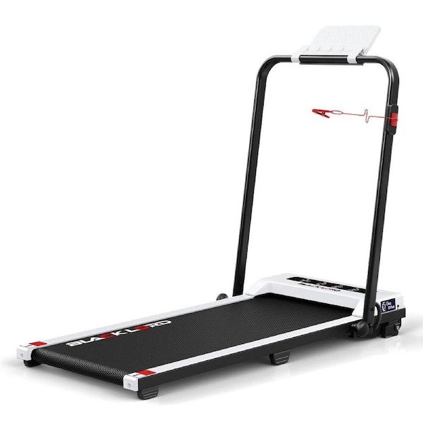 BLACK LORD Treadmill Electric Walking Pad Foldable White
