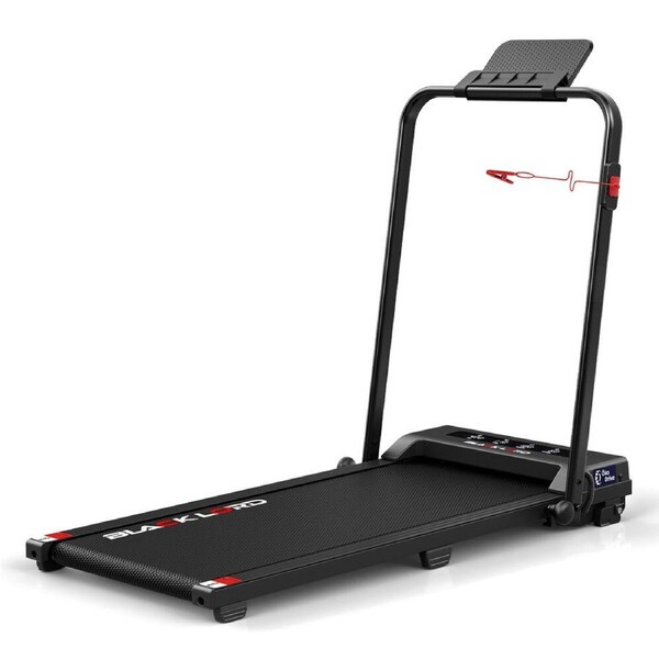 BLACK LORD Treadmill Electric Walking Pad Foldable Black