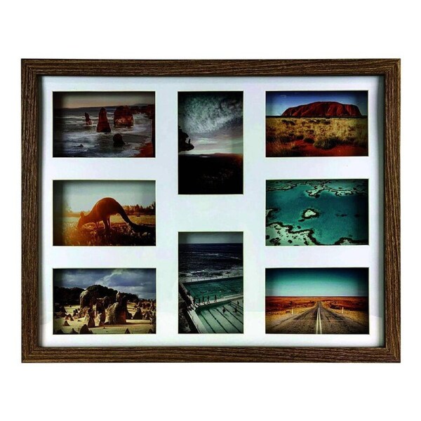 Frankie & Me Shadow 16x20'' Picture Frame Photo Holder Home Decor Dark Oak