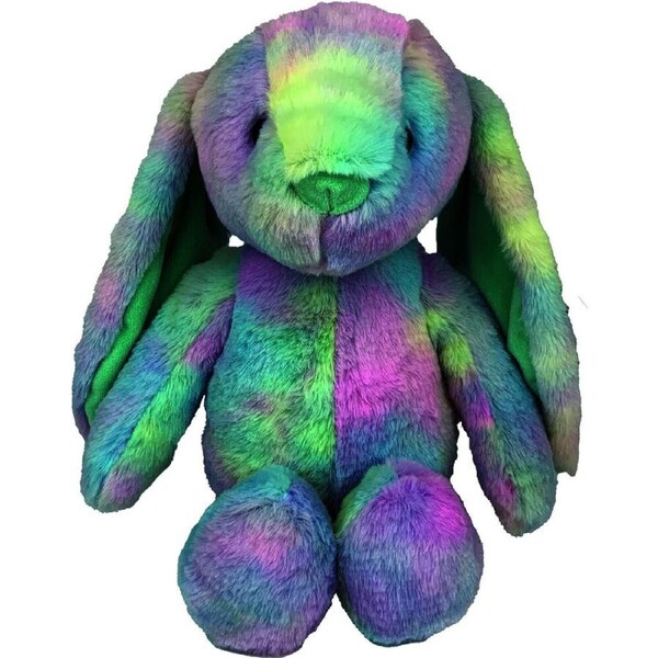 Momoko Bunny Animal Stuffed Doll Kids/Children Soft Plush Toy 35cm Rainbow