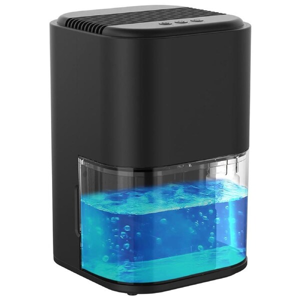 Yopower Dehumidifier for Bedroom, Portable Air Dehumidifiers with 2000ML Water Tank, Small Dehumidifiers with Colorful LED Lights for RV, Bathroom