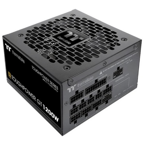 Thermaltake 1200W Toughpower GT 80+ Gold PCIe Gen 5.1 ATX 3.1 Fully Modular Power Supply - Black (PS-TPT-1200FNFAGA-3)