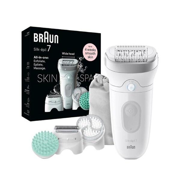Braun Silk-Épil 7 Skinspa Epilator With 7 Extras