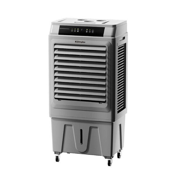 Dimplex 30L Digital Portable Evaporative Room Air Cooler w/3 Speeds 2 Modes Grey