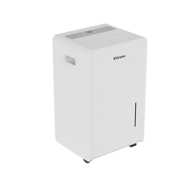 Dimplex 30L Room Portable Dehumidifier w/4L Tank 2 Fan Speeds 24 Hr Timer White