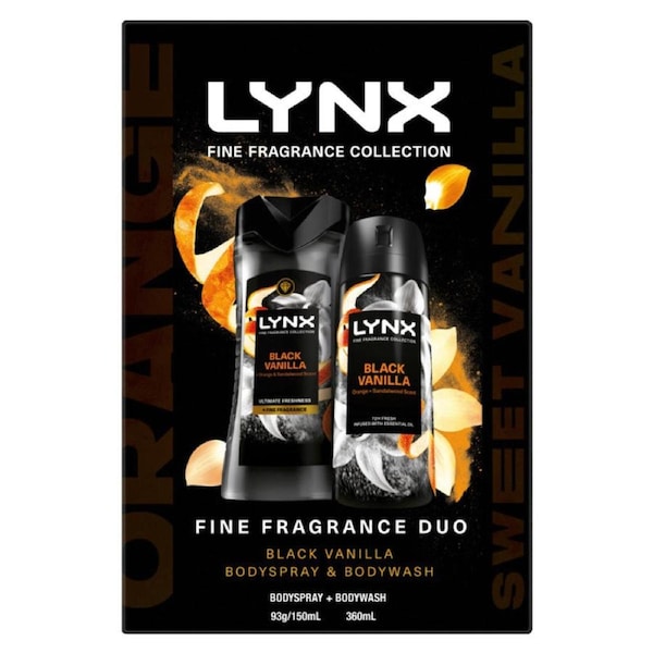 Lynx Fine Fragrance Black Vanilla Gift Set