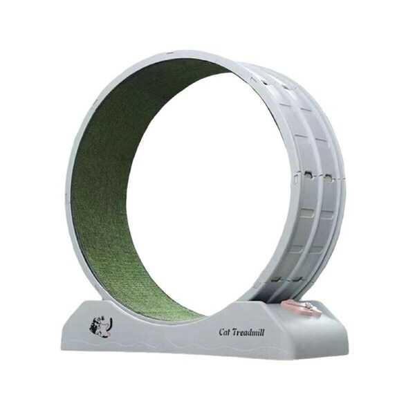 Cat Exercise Wheel Running Treadmill Fitness Toy for Cats–Circle Design