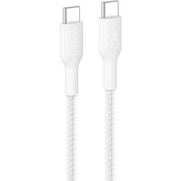 Belkin BoostCharge Pro 3m USB-C Data Transfer Cable - White