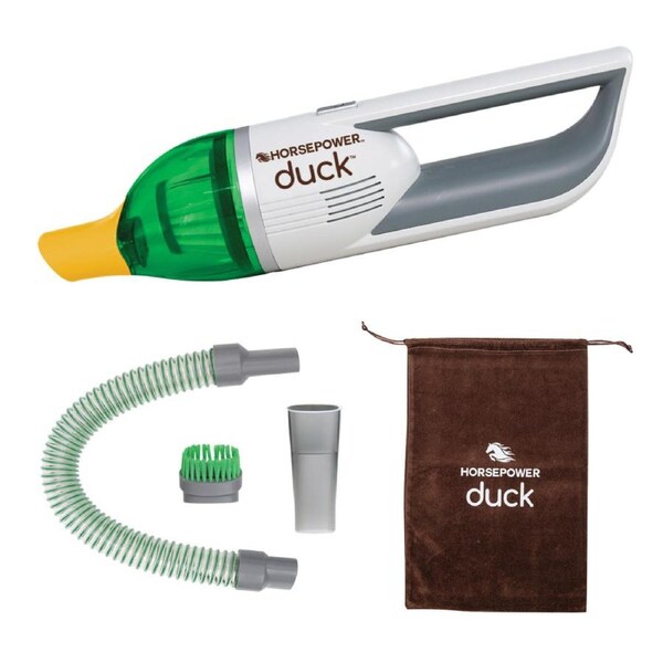 Horsepower Duck With Pro Accessory Pack, Compact Cordless Handheld Vacuum With Ultra-Powerful Suction For Dry Mess