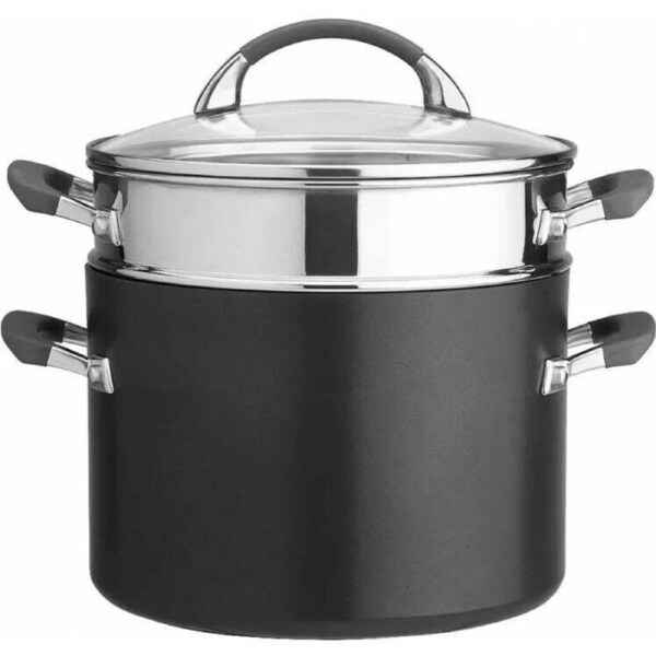 Anolon Endurance+ Nonstick Induction 24cm/7.6L Stockpot w/ Pasta Insert Cookware