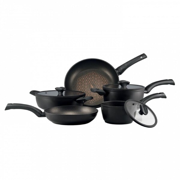 5pc Essteele Per Salute 16cm/20cm Saucepan 24cm/28cm Skillet 24cm Sauteuse Set