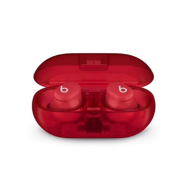 Beats Solo Buds Wireless Earbuds Transparent Red - Brand New