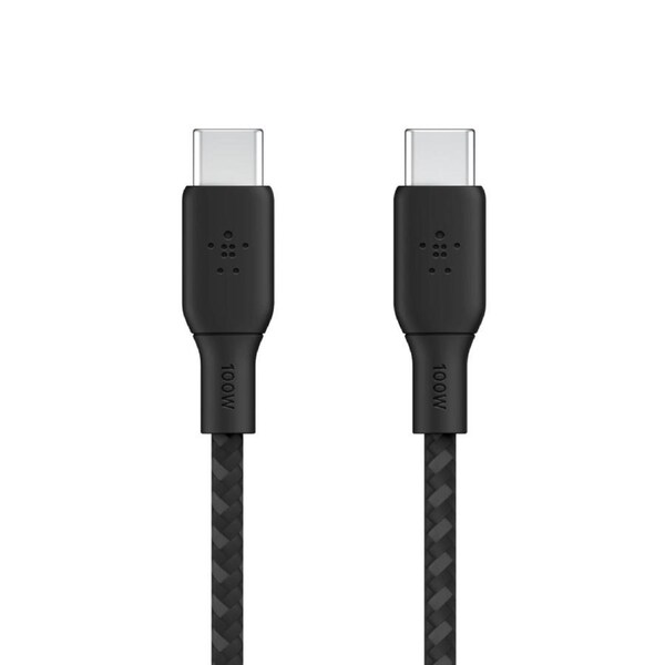 Belkin BoostCharge Braided USB-C to USB-C Cable (3M) - Black
