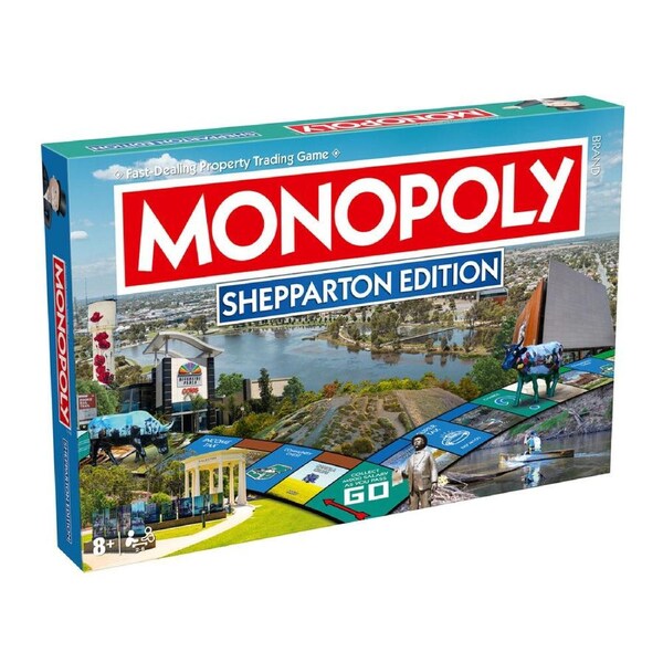 Monopoly Shepparton Australia Edition Strategic Family Board Game 8+