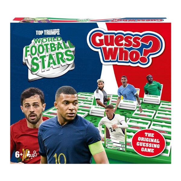 Guess Who World Football Stars 2025 Refresh Edition Kids Board Game 6+