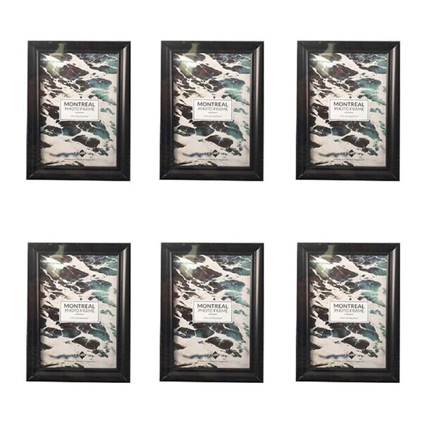 6PK Unigift Certificate Montreal Glass Picture Photo Frame A4 Assorted