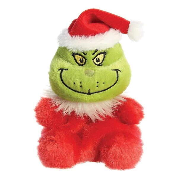 Aurora Palm Pals Plush 13cm Santa Grinch, Cotton Candy 15591