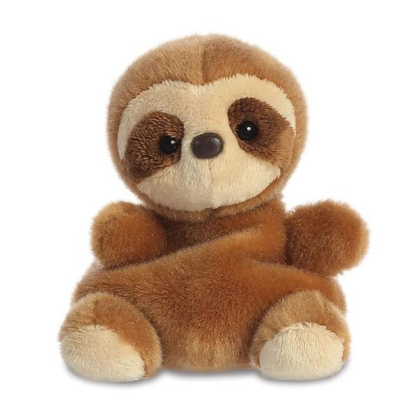 Aurora Palm Pals Plush 13cm Slomo Sloth, Cotton Candy 33478