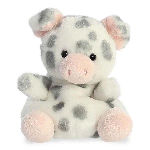 Aurora Palm Pals Plush 13cm Piggles Spotted Piglet, Cotton Candy 33471