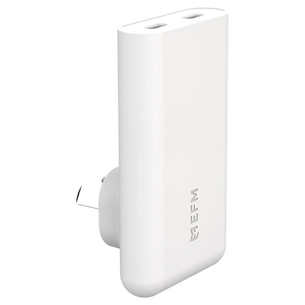 EFM 65W Slimline Wall Charger - With GaN Power Delivery and PPS [EFSL65U933WHI]