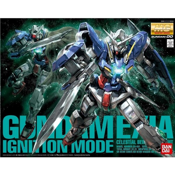 Bandai Gundam MG Gundam Exia Ignition Mode 1/100 Model Kit