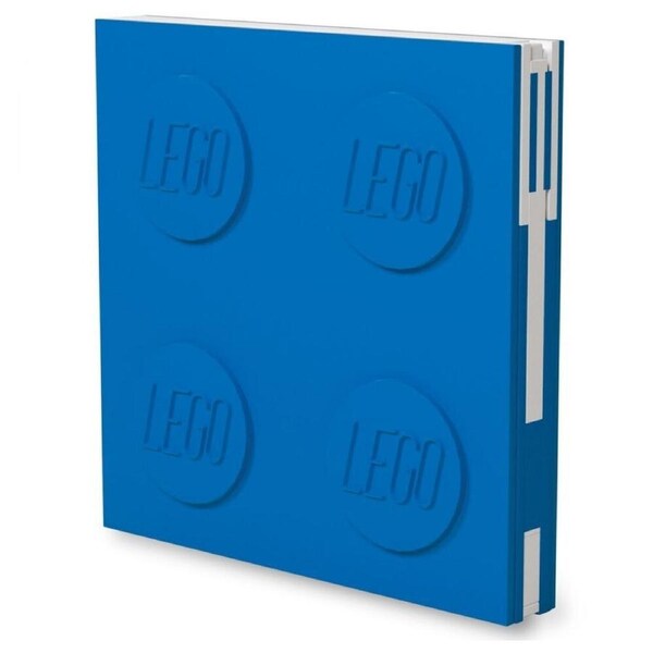 Lego Locking Notebook w/ Gel Pen Kids School Writing Stationery Blue