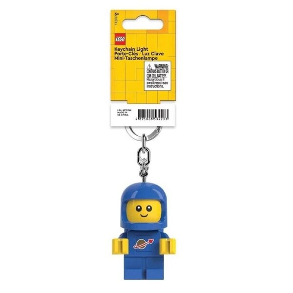 Lego Brick Keychain Light Spaceman Baby Hanging Accessory Key Ring Charm