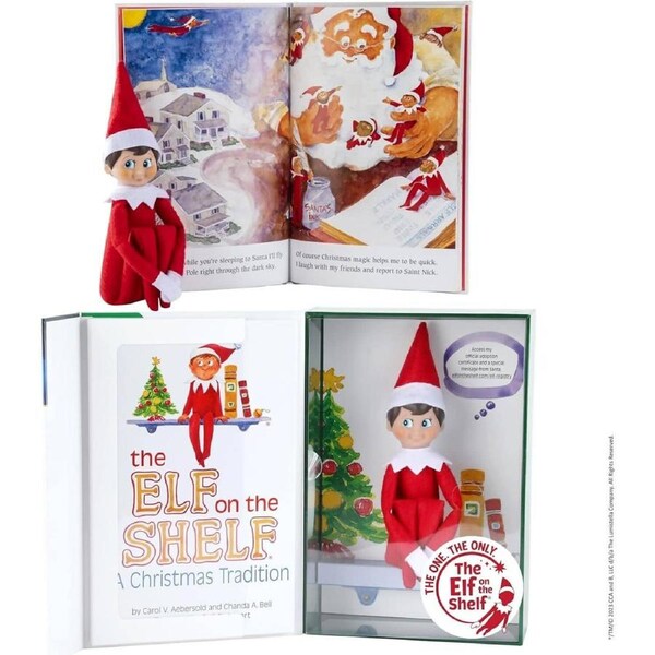 The Elf On The Shelf - A Christmas Tradition Elf and Book Box Set