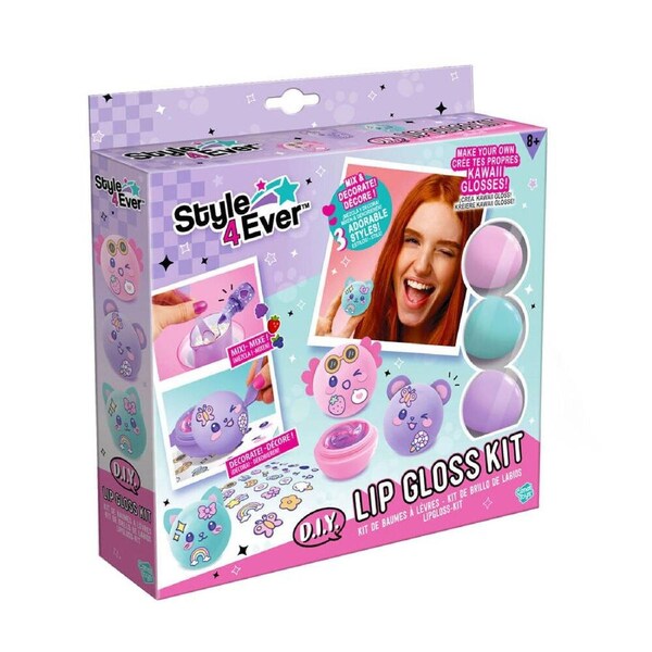 Canal Toys Style 4 Ever DIY Lip Balm Kit Kawai Gloss Style Kids Craft 8y+