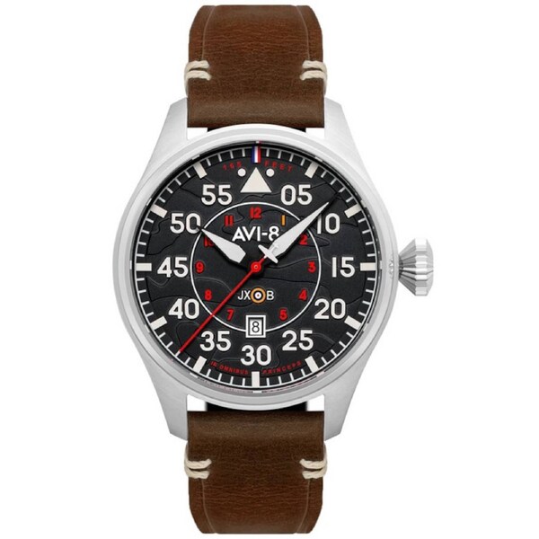 AVI-8 Hawker Hurricane Wittering Clowes Pilot Automatic AV-4097-01 Mens Watch 50M